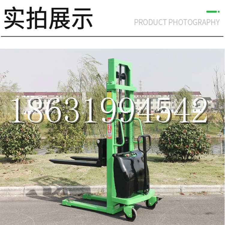 方城县电动叉车堆高车液压铲车电瓶1吨2吨站驾步行式小型全自动叉车